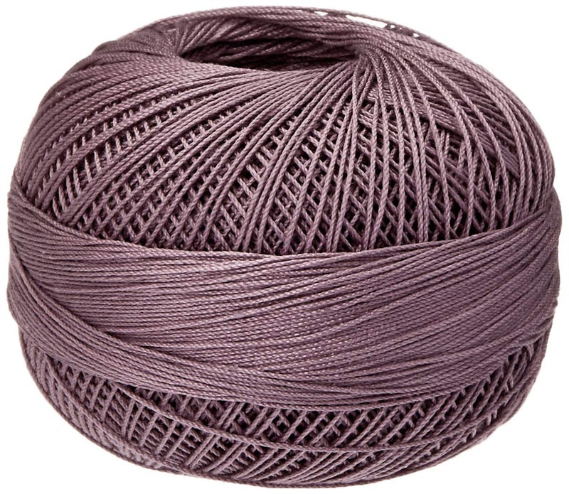 LIZBETH Handy Hands 210-Yard Lizbeth Cotton Thread  25gm  Medium Antique Violet - Image 1